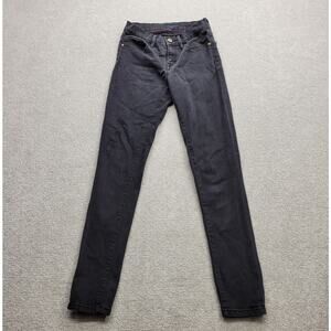 Tommy Hilfiger Womens Size 2 Greenwich Skinny Jeans Black Washed